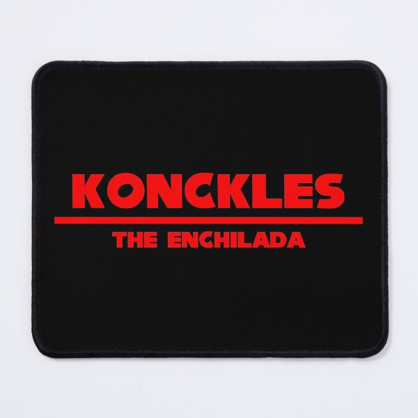 Item preview, Konckles the Enchilada (Knuckles the Echidna) (Black) designed and sold by VonHafe.