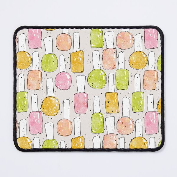 Item preview, Nail Polish | Yellow Green Peach Pattern designed and sold by RebeccaFlaherty.