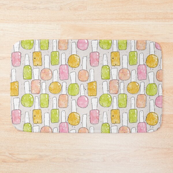 Item preview, Nail Polish | Yellow Green Peach Pattern designed and sold by RebeccaFlaherty.