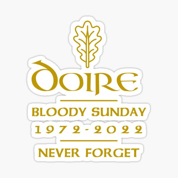 Item preview, Bloody Sunday 50th Anniversary Commemorative T-shirt designed and sold by Urban-Celt.