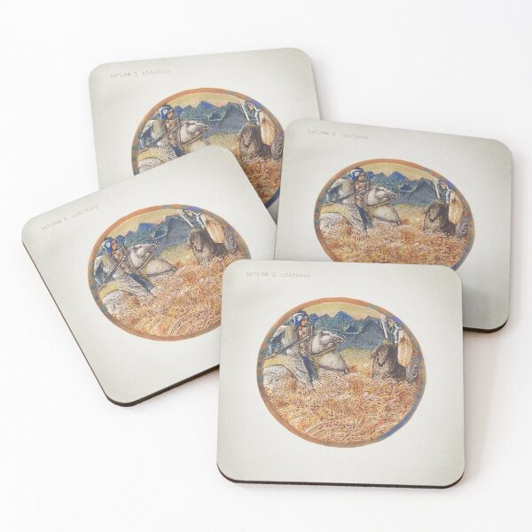 Item preview, Saturn’s Loathing Sir Edward Burne Jones painting designed and sold by UsedToBeStatue.