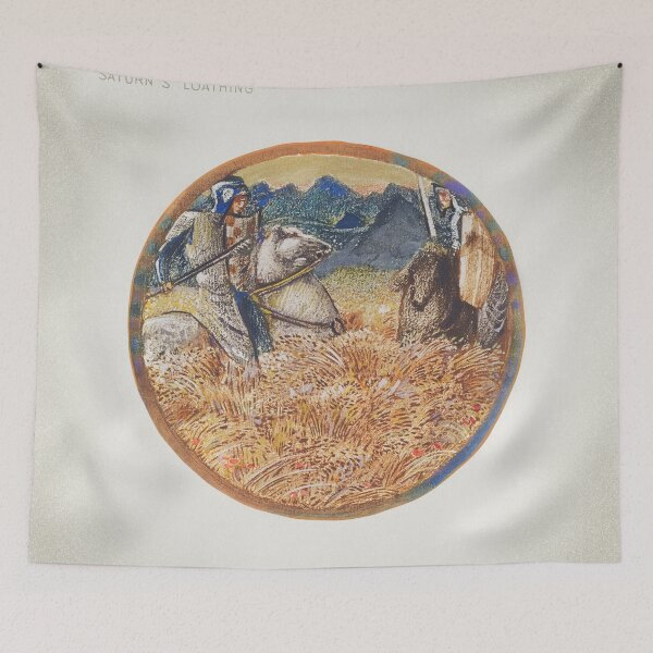 Item preview, Saturn’s Loathing Sir Edward Burne Jones painting designed and sold by UsedToBeStatue.