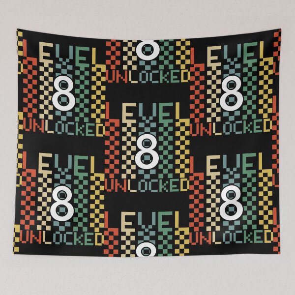 Item preview, 8st Birthday Cool Retro Birthday Gift designed and sold by Anneliese Fuchs.