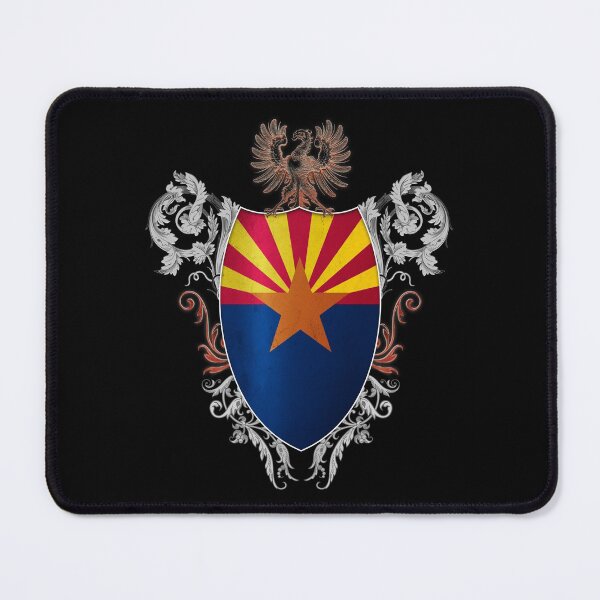Item preview, Arizona flag medieval heraldry coat of arms style designed and sold by ChaosEdits.