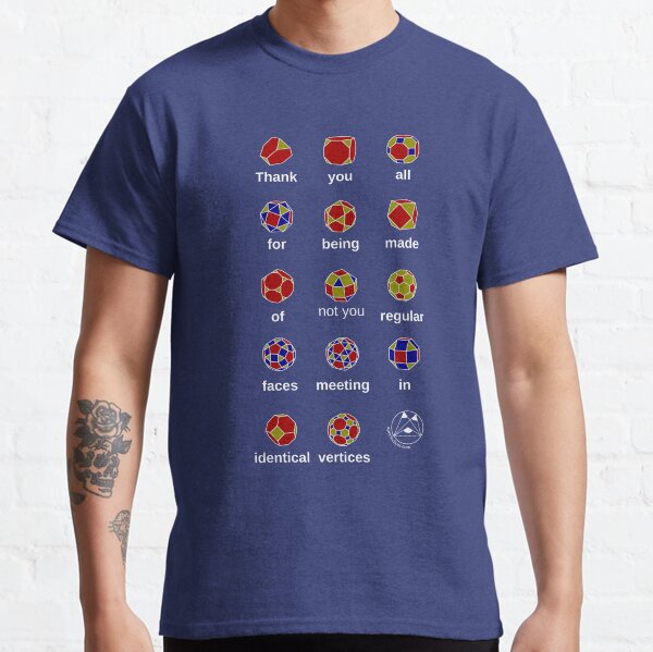 The pseudorhombicuboctahedron is not an Archimedean solid Classic T-Shirt