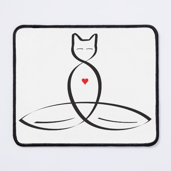Item preview, Yoga Cat Meditator designed and sold by Mindful-Designs.