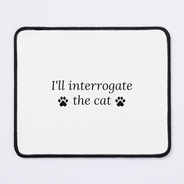Item preview, I'll Interrogate The Cat Castiel Misha Collins Supernatural Vintage designed and sold by ExploreTheStore.