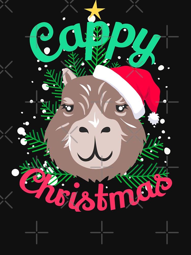 Discover Capybara Cappy Christmas for Capybara lovers Classic T-Shirt