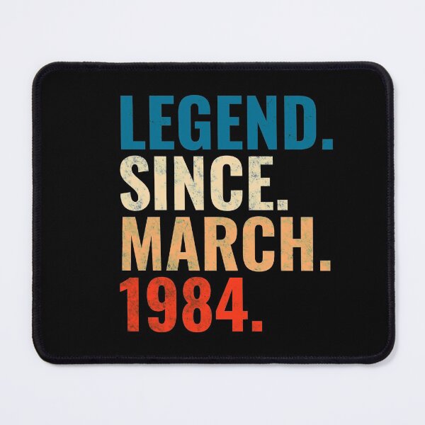 Item preview, Legend Since March 1984 Retro Vintage designed and sold by Teelogic.