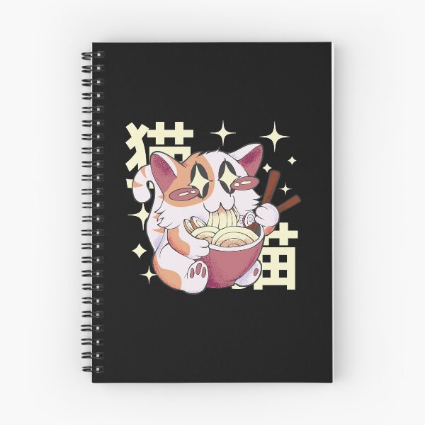 Item preview, Cat eats ramen designed and sold by DerSenat.