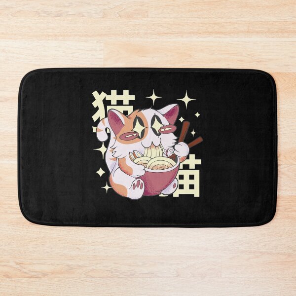 Item preview, Cat eats ramen designed and sold by DerSenat.