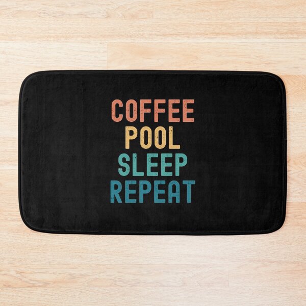 Item preview, Coffee Pool Sleep Repeat - Funny Pool & Coffee Gift designed and sold by kindxinn.