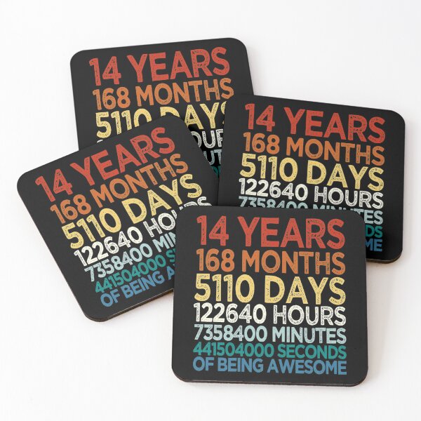 Item preview, 14 Years Old Birthday, 14th Birthday, Fourteen Years of Being Awesome, Youth Funny Vintage designed and sold by Anneliese Fuchs.
