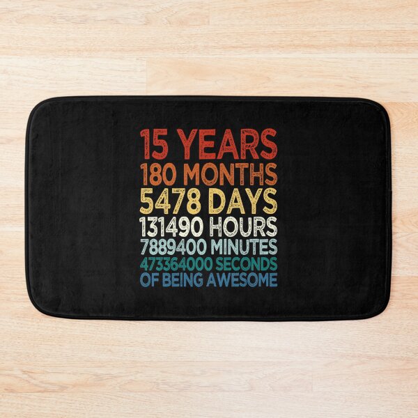 Item preview, 15 Years Old Birthday, 15th Birthday, Fifteen Years of Being Awesome, Youth Funny Vintage designed and sold by Anneliese Fuchs.