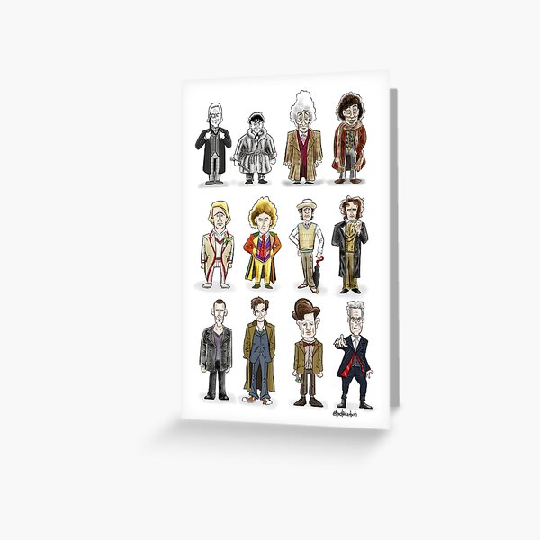 The 12 Doctors Greeting Card