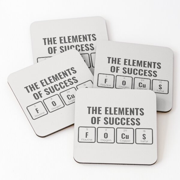 Item preview, The elements of success, FOCUS! designed and sold by BrainChaos.