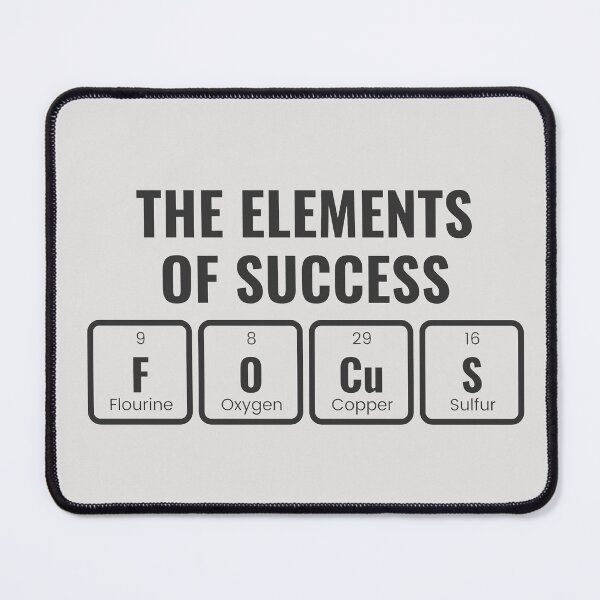 Item preview, The elements of success, FOCUS! designed and sold by BrainChaos.