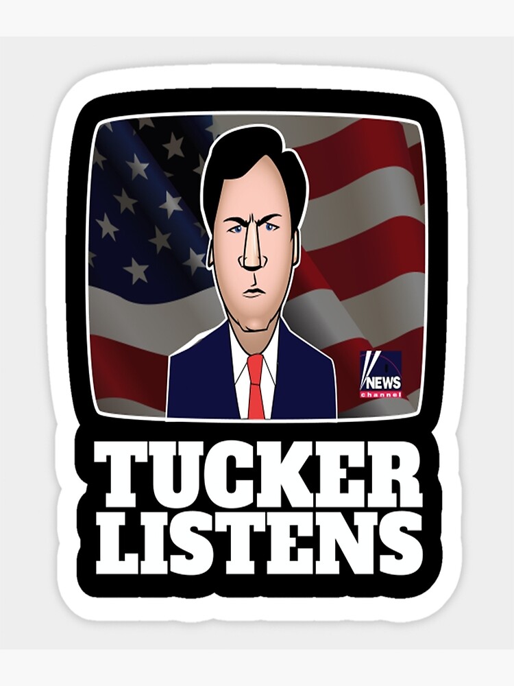 Tucker Carlson Premium Matte Vertical Poster sold by Slit Mashed | SKU
