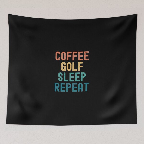 Item preview, Coffee Golf Sleep Repeat - Funny Golf & Coffee Gift designed and sold by kindxinn.