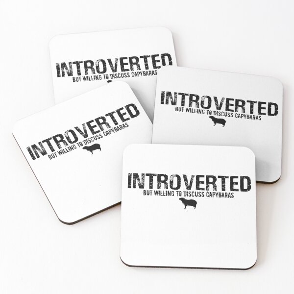 Item preview, Introverted But Willing To Discuss Capybaras designed and sold by ErmessThiings.