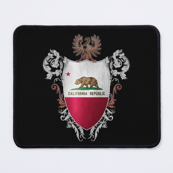 Item preview, California flag medieval heraldry coat of arms style designed and sold by ChaosEdits.