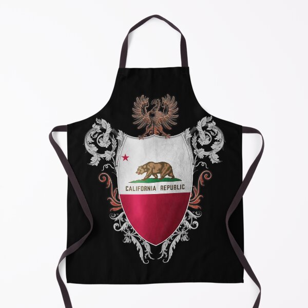 Item preview, California flag medieval heraldry coat of arms style designed and sold by ChaosEdits.