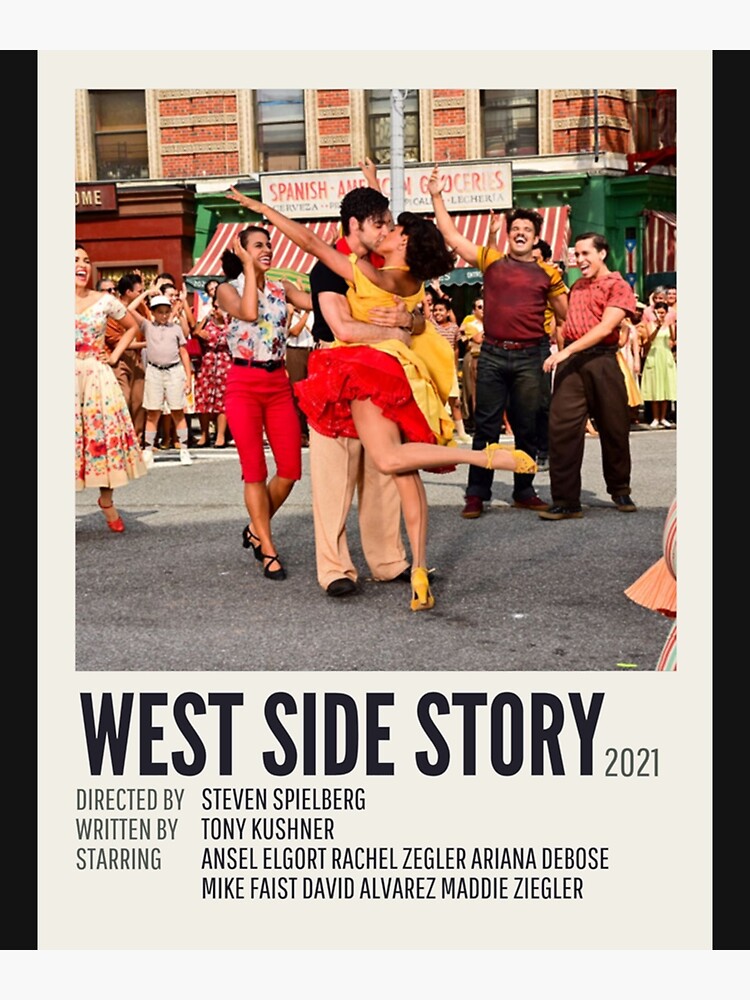 West Side Story 2021 Poster For Sale By Badinklm Redbubble