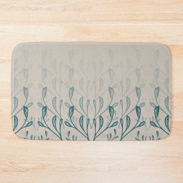 Item preview, Perfectly Pale & Harbor Blue Fading Leaves designed and sold by Kettukas.
