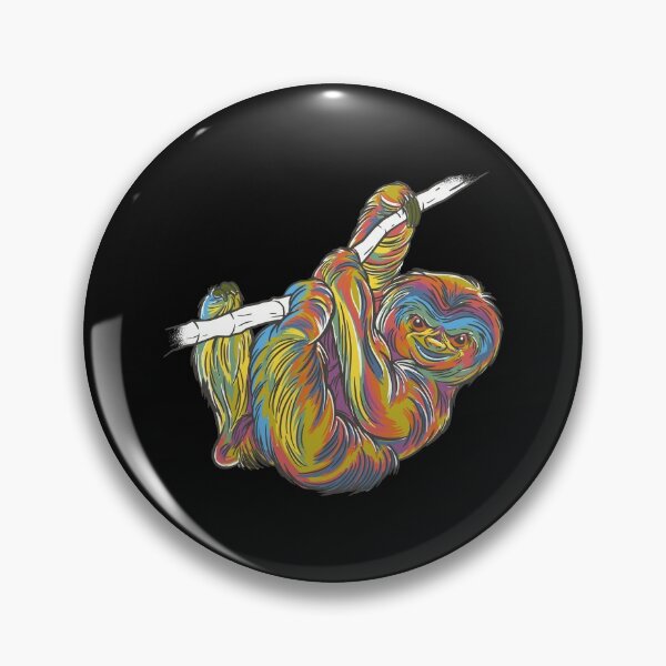 Item preview, Colorful sloth designed and sold by DerSenat.