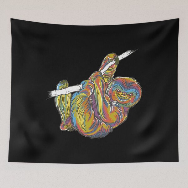 Item preview, Colorful sloth designed and sold by DerSenat.