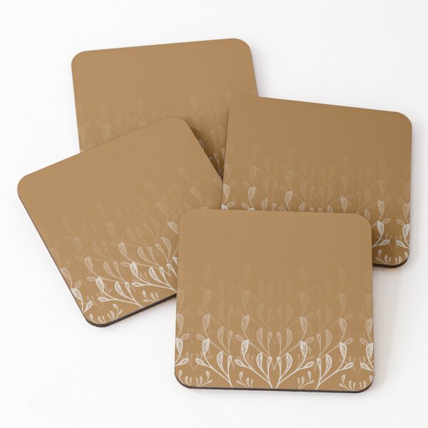 Item preview, Sudan Brown & Perfectly Pale Fading Leaves designed and sold by Kettukas.