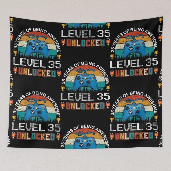 Item preview, 35 Years Gamer Birthday - 35 Years Of Being Awesome designed and sold by Anneliese Fuchs.