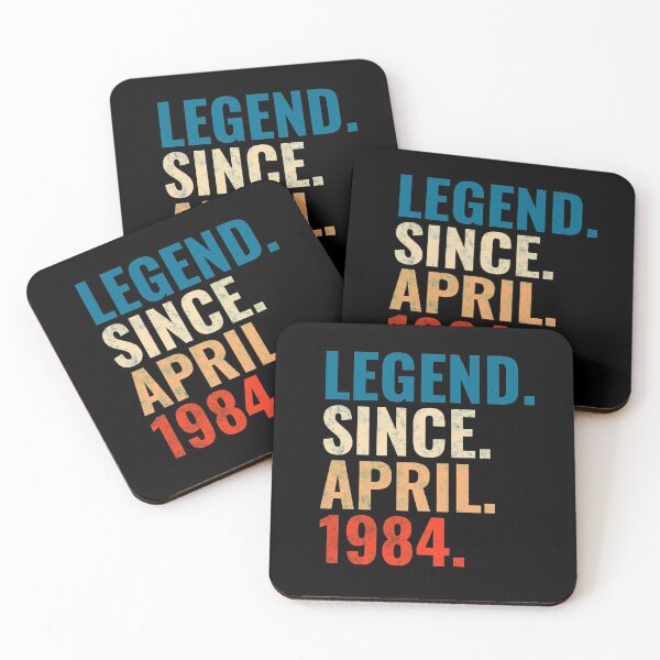 Item preview, Legend Since April 1984 Retro Vintage designed and sold by Teelogic.