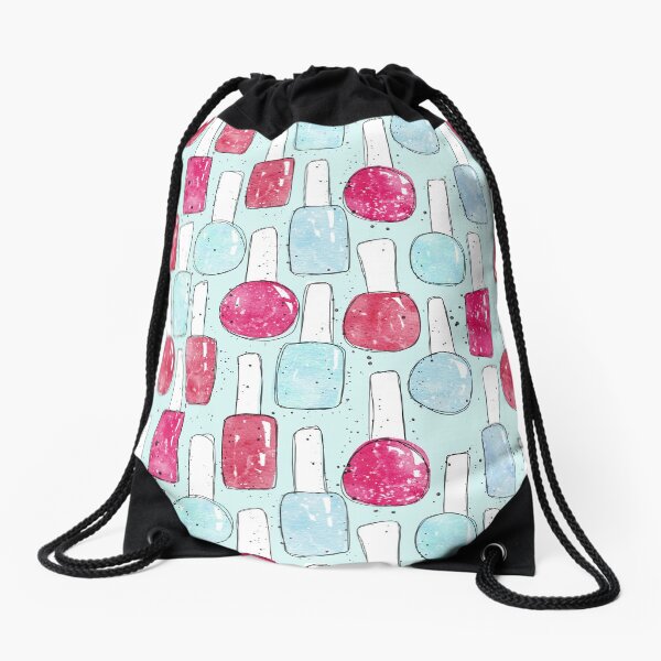 Item preview, Nail Polish | Duck Egg and Cherry Red Pattern designed and sold by Rebecca Flaherty.