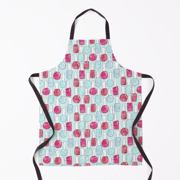 Item preview, Nail Polish | Duck Egg and Cherry Red Pattern designed and sold by RebeccaFlaherty.