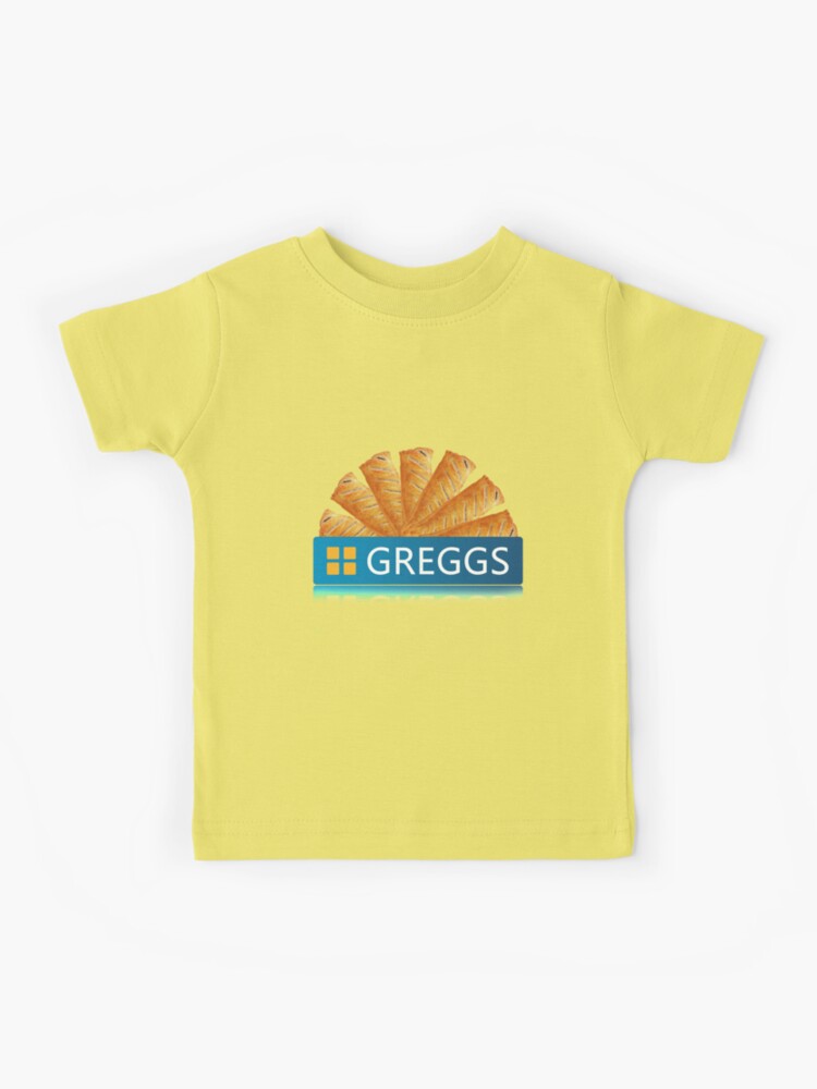 Greggs T Shirt Sausage Roll T-Shirt White Greggs T-Shirt FLAKES INCLUDED.  Rare