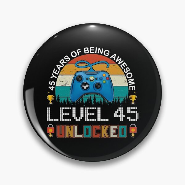 Item preview, 45 Years Gamer Birthday - 45 Years Of Being Awesome designed and sold by Anneliese Fuchs.