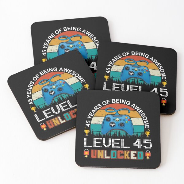 Item preview, 45 Years Gamer Birthday - 45 Years Of Being Awesome designed and sold by Anneliese Fuchs.