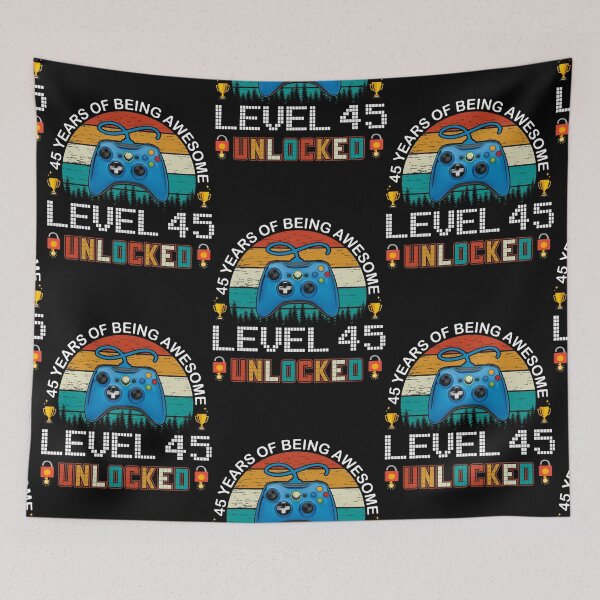 Item preview, 45 Years Gamer Birthday - 45 Years Of Being Awesome designed and sold by Anneliese Fuchs.