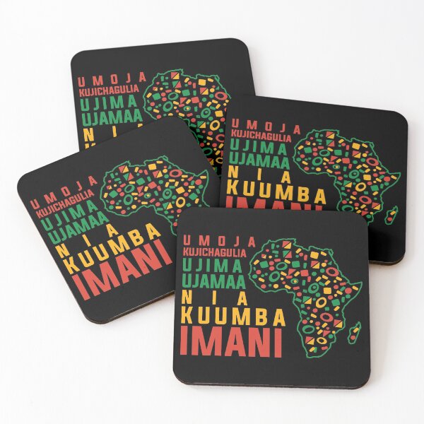 Item preview, Funny Kwanzaa Africa Map 7 Principles Celebration Vintage  designed and sold by Pexilus.
