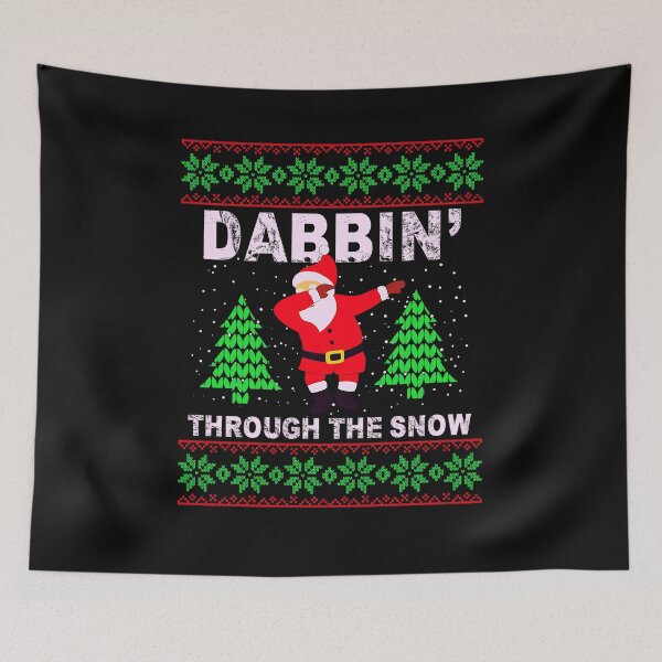 Item preview, Cool Classic Ugly Xmas Shirt - Dabbing thru the snow designed and sold by laiwole.