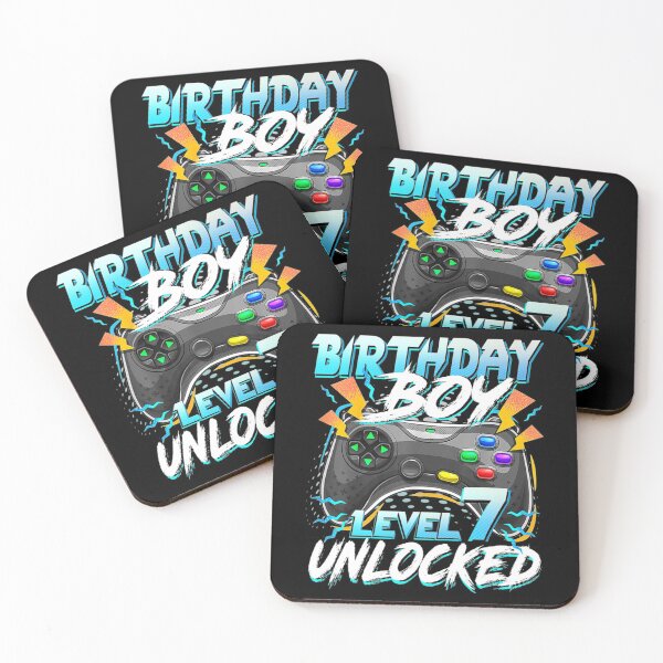 Item preview, Birthday Boy Level 7 Unlocked Video Game Birthday Party designed and sold by Anneliese Fuchs.