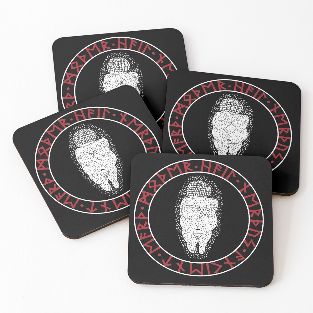 Item preview, Coasters (Set of 4) designed and sold by RUNICJOHN.