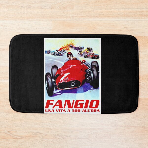Item preview, FANGIO Vintage Grand Prix Auto Racing Print Classic designed and sold by GinaDrake.