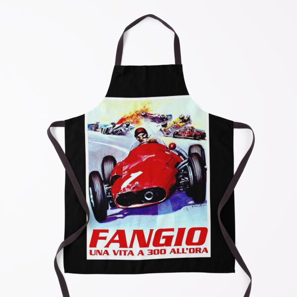 Item preview, FANGIO Vintage Grand Prix Auto Racing Print Classic designed and sold by GinaDrake.