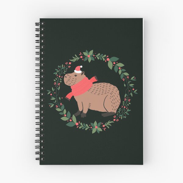 Item preview, Capybara Cappy Christmas for Capybara lovers designed and sold by KlaraMacinka.