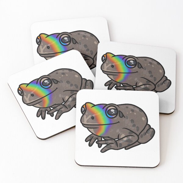 Item preview, Rainbow golden tree frog says gay rights  designed and sold by flotsamm.