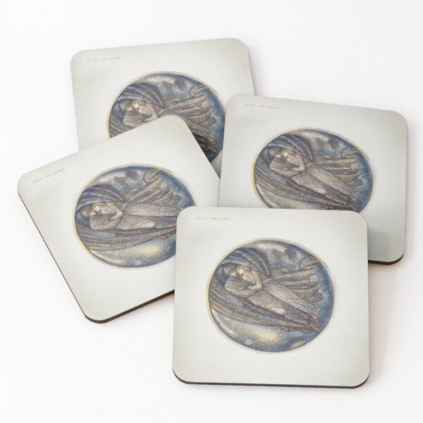 Item preview, With The Wind Sir Edward Burne Jones painting designed and sold by UsedToBeStatue.