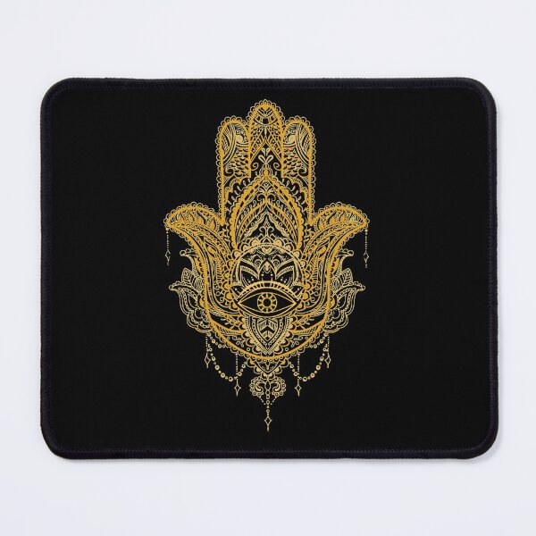 Item preview, Fatima Hamsa hand eye with mandala India Arabic yoga designed and sold by urban-design.