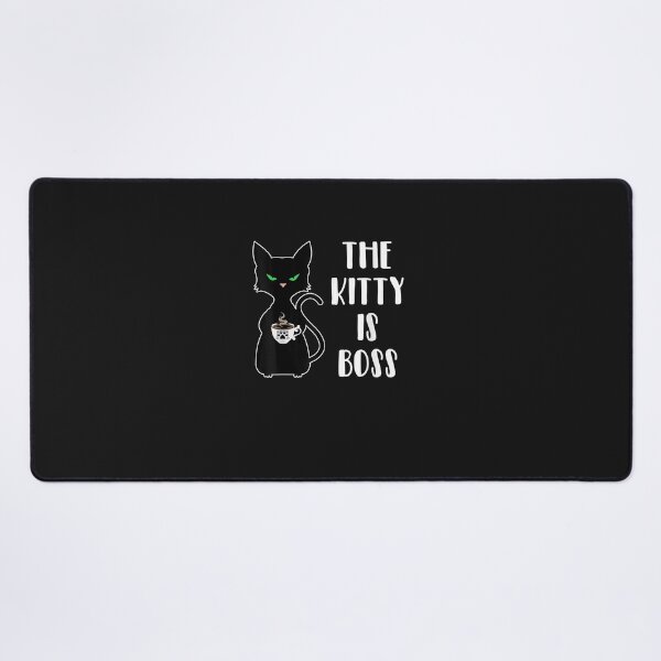 Item preview, The Kitty is Boss Shirt,Black Cat Boss Shirts,Funny Boss Cat T-Shirt designed and sold by shop   luisant.